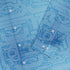 Blue Computer Circuit Board Long Sleeve Button Up Shirt Geek Nerd adult sizing computer print FLOW DESC WRITING
