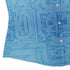 Blue Computer Circuit Board Curvy Button Up Shirt Geek Nerd computer print women