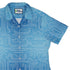 Blue Computer Circuit Board Curvy Button Up Shirt Geek Nerd computer print women