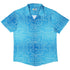 Blue Computer Circuit Board Button Up Shirt - adult sizing - computer print -