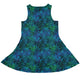 Blue Green Hawaiian Space Dress Geek Nerd lx - C outer space & astronaut print Tropical Hawaiian Patterns