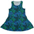 Blue Green Hawaiian Space Dress Geek Nerd lx - C outer space & astronaut print Tropical Hawaiian Patterns