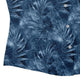 Blue Grey Hawaiian Space Curvy Button Up Shirt Geek Nerd outer space & astronaut print Tropical Hawaiian Patterns women