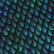 Blue Purple Dragon Scales Long Sleeve Button Up Shirt Geek Nerd adult sizing Fantasy Prints FLOW DESC WRITING