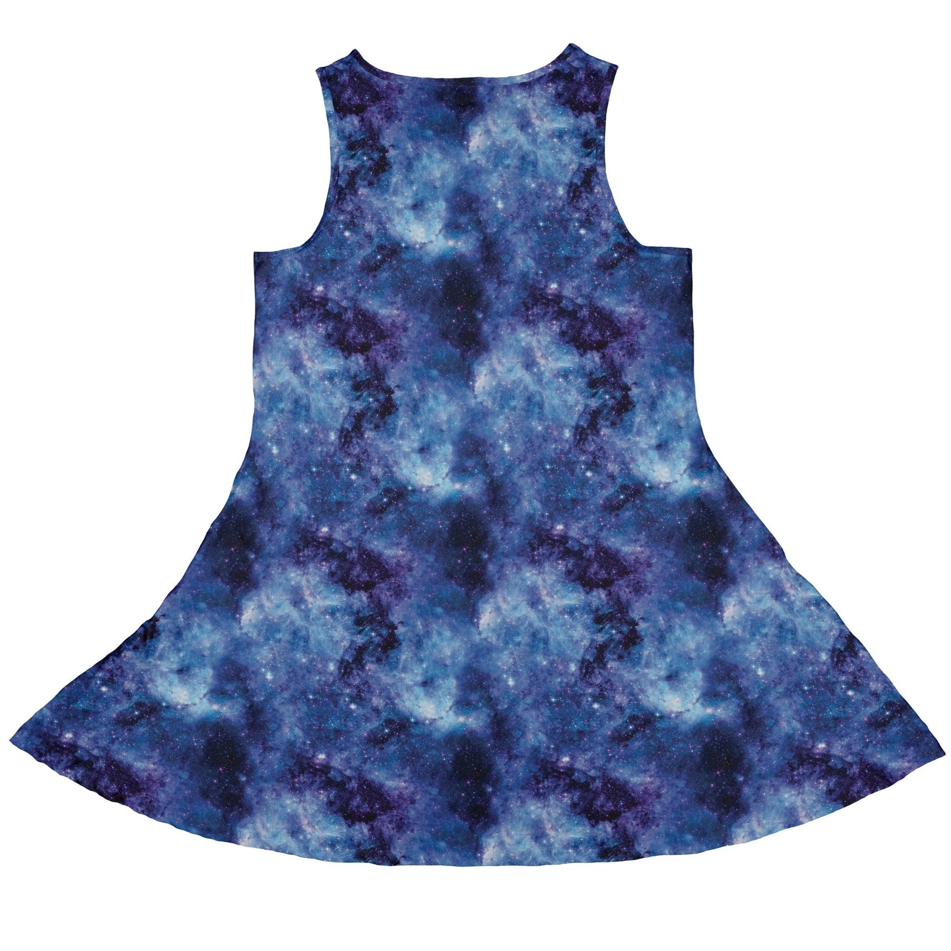 Blue Purple Nebula Space Dress Geek Nerd lx - C outer space & astronaut print