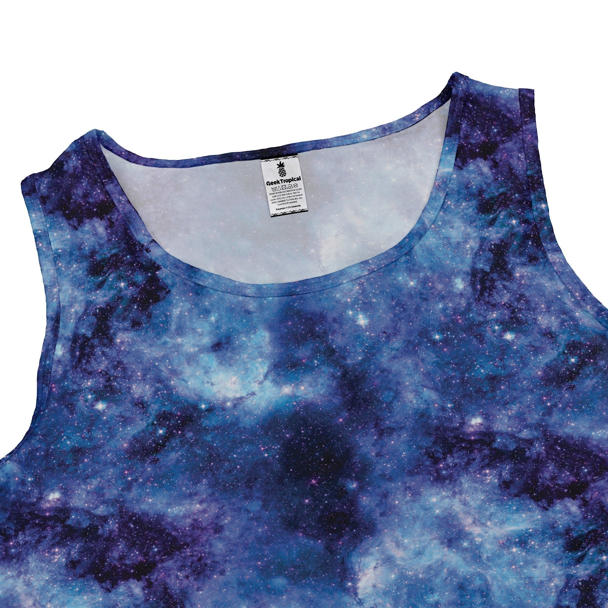 Blue Purple Nebula Space Dress Geek Nerd lx - C outer space & astronaut print