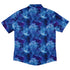 Blue Purple Nebula Space Button Up Shirt - adult sizing - outer space & astronaut print -