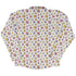 Board Game Objects Meeples White Long Sleeve Button Up Shirt Geek Nerd adult sizing board game print FLOW DESC WRITING