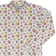 Board Game Objects Meeples White Long Sleeve Button Up Shirt Geek Nerd adult sizing board game print FLOW DESC WRITING