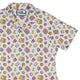Board Game Objects Meeples White Curvy Button Up Shirt Geek Nerd board game print women