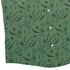 Bones and Flowers Green Button Up Shirt Geek Nerd 0925 adult sizing All Adult Button Up Shirts