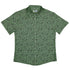 Bones and Flowers Green Button Up Shirt Geek Nerd 0925 adult sizing All Adult Button Up Shirts