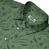 Bones and Flowers Green Button Up Shirt Geek Nerd 0925 adult sizing All Adult Button Up Shirts