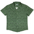 Bones and Flowers Green Button Up Shirt Geek Nerd 0925 adult sizing All Adult Button Up Shirts