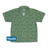 Bones and Flowers Green Youth Hawaiian Shirt Geek Nerd 0925 Botany Print Design by Heather Davenport