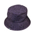 Bones and Flowers Purple Bucket Hat Geek Nerd 0925 Botany Print Design by Heather Davenport