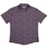 Bones and Flowers Purple Button Up Shirt Geek Nerd 0925 adult sizing All Adult Button Up Shirts