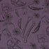 Bones and Flowers Purple Button Up Shirt Geek Nerd 0925 adult sizing All Adult Button Up Shirts