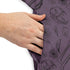 Bones and Flowers Purple Dress Geek Nerd 0925 Botany Print Design by Heather Davenport