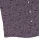Bones and Flowers Purple Long Sleeve Button Up Shirt Geek Nerd 0925 adult sizing All Adult Button Up Shirts