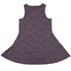 Bones and Flowers Purple Dress Geek Nerd 0925 Botany Print Design by Heather Davenport