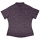 Bones and Flowers Purple Curvy Button Up Shirt Geek Nerd 0925 All Adult Button Up Shirts Botany Print
