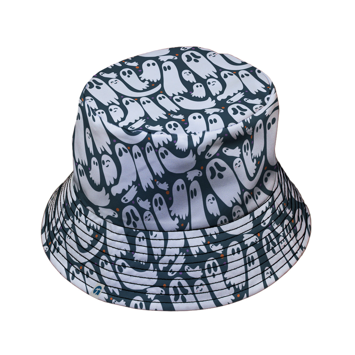 Boo Crew Bucket Hat Black Stitching