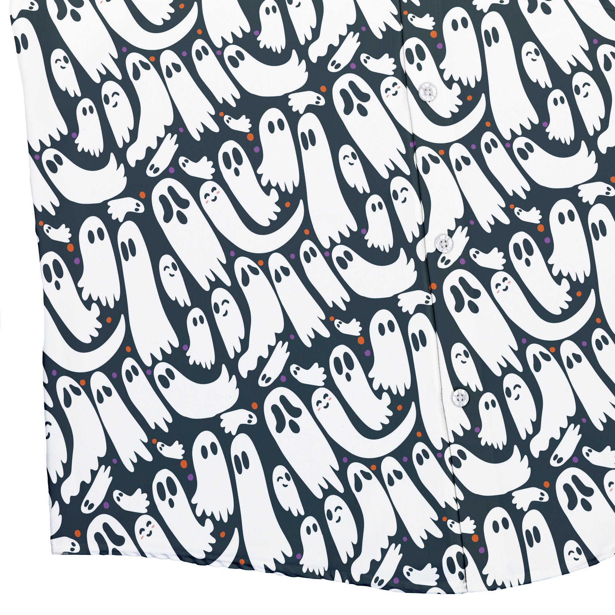 Boo Crew Button Up Shirt Bottom Corner