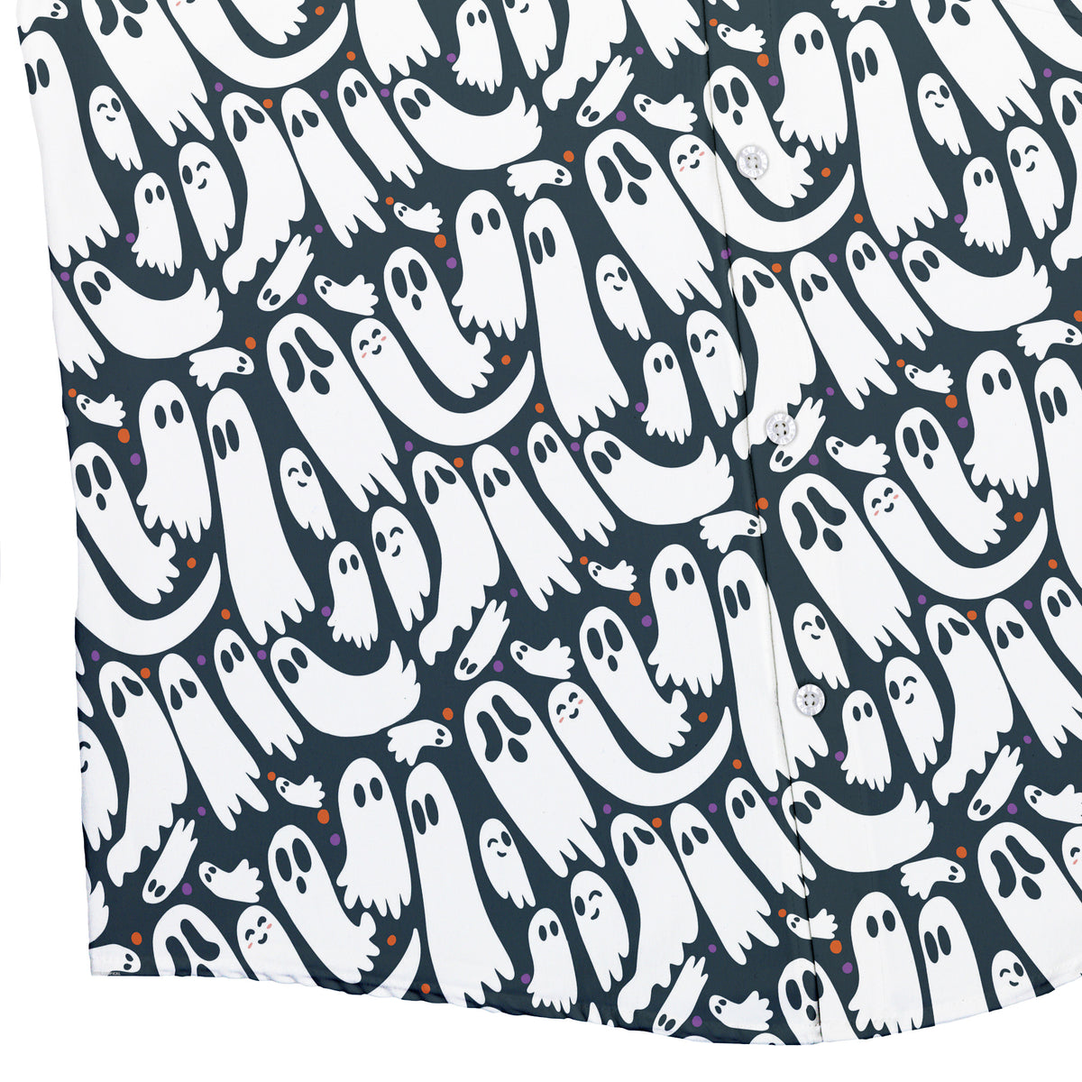 Boo Crew Button Up Shirt Bottom Corner