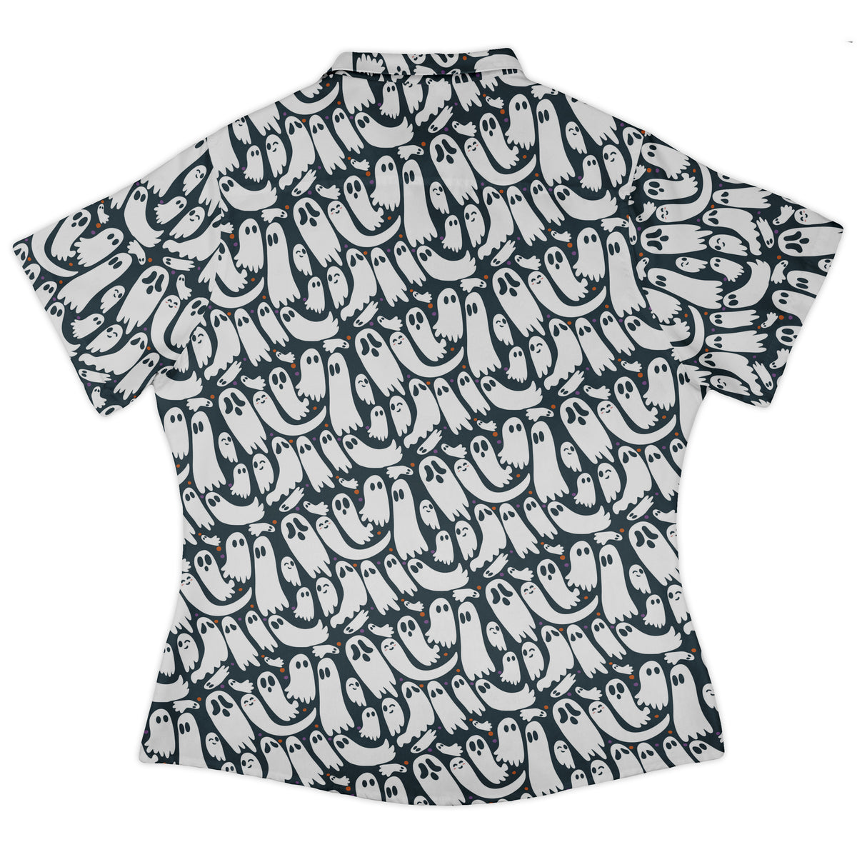 Boo Crew Curvy Button Up Shirt womens back