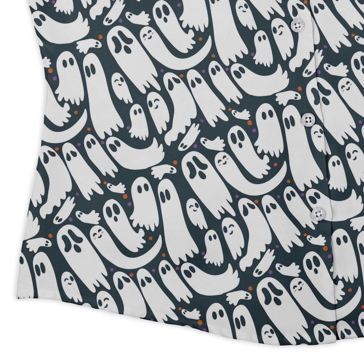 Boo Crew Curvy Button Up Shirt womens corner
