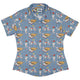 Book Nerd Cats Curvy Button Up Shirt Geek Nerd Animal Patterns Book Prints women