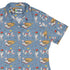 Book Nerd Cats Curvy Button Up Shirt Geek Nerd Animal Patterns Book Prints women