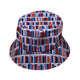 Book Shelf Bucket Hat Geek Nerd book prints Design by Zirkus Design lx - B