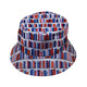 Book Shelf Bucket Hat Geek Nerd book prints Design by Zirkus Design lx - B