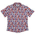 Book Shelf Button Up Shirt Geek Nerd adult sizing book prints Design by Zirkus Design