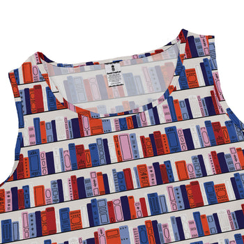 Book Shelf Dress Geek Nerd book prints Design by Zirkus Design lx - C