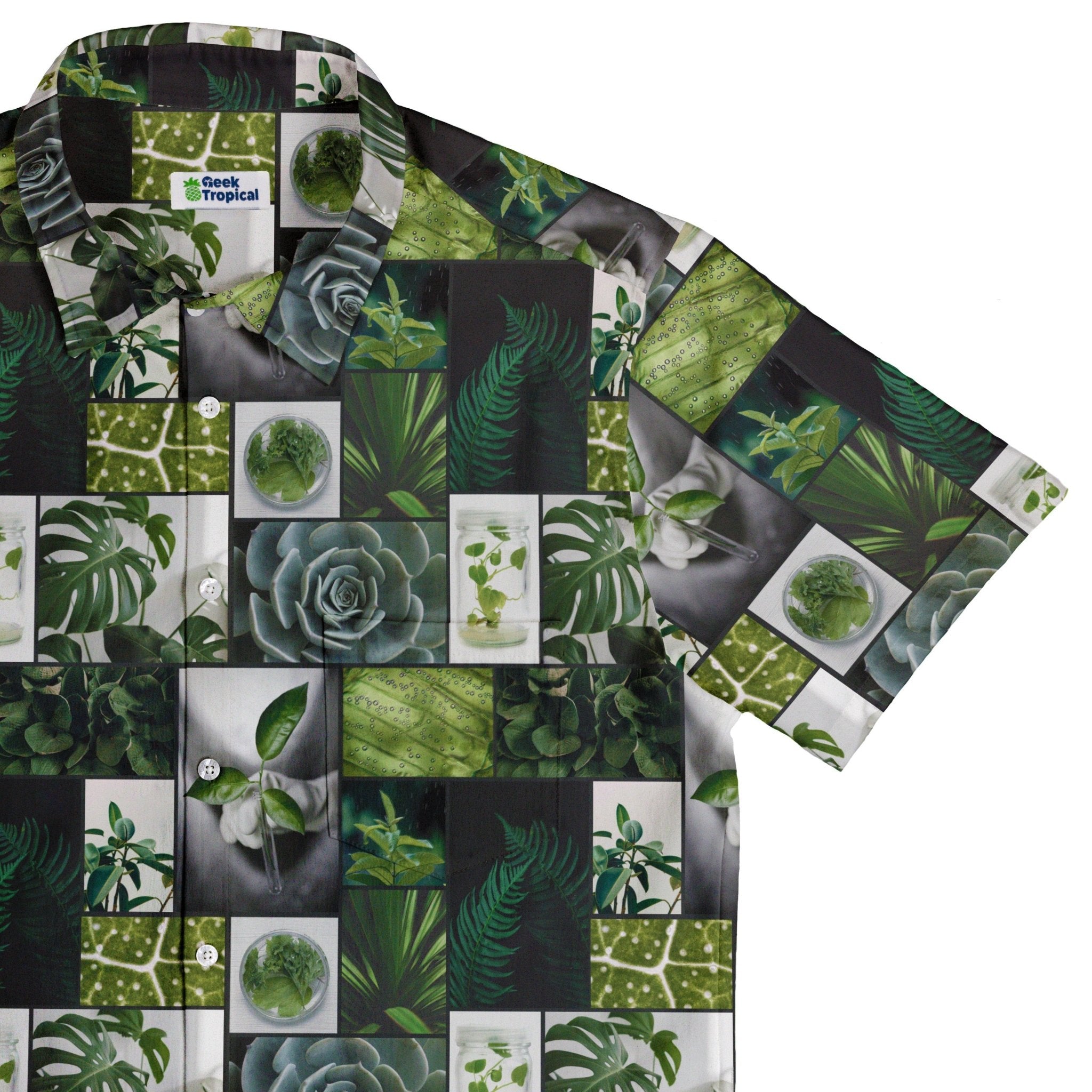 Botany Frames Button Up Shirt - adult sizing - Botany Print -