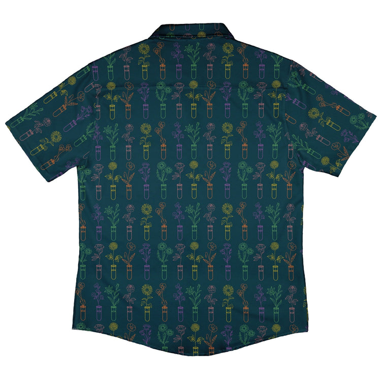 Botany Lovers Button Up Shirt - adult sizing - Botany Print - Simple Patterns