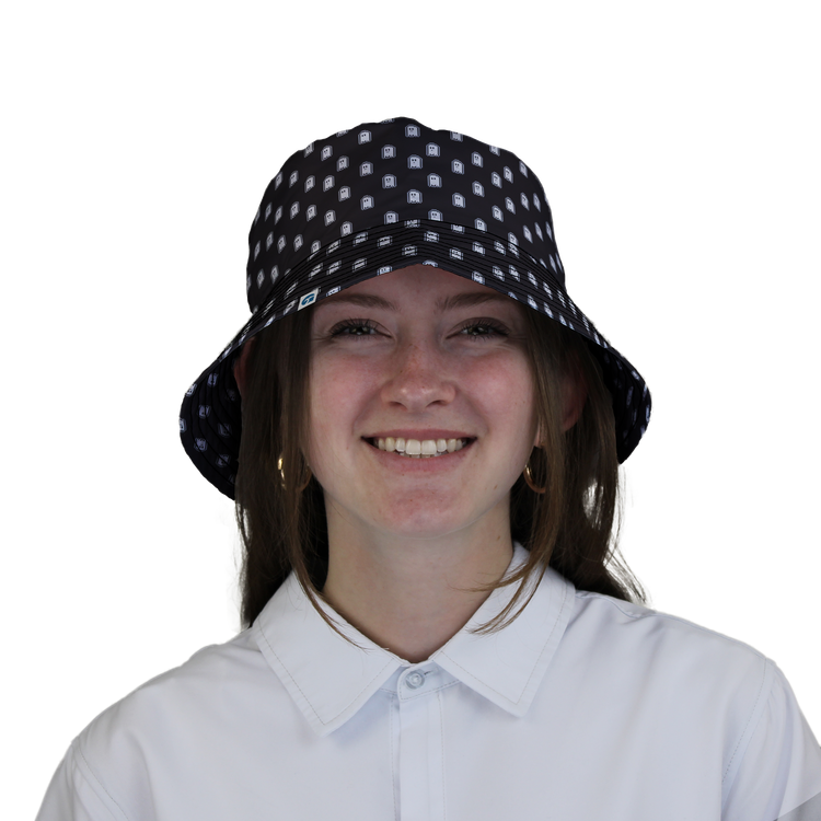 Pixel Ghost Bucket Hat