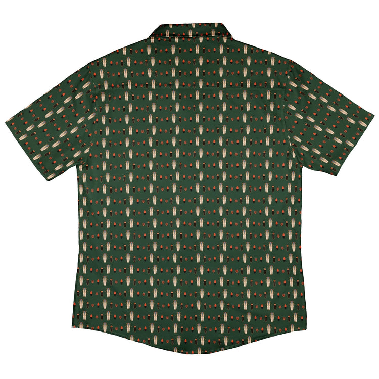 Bug March Button Up Shirt Geek Nerd 0925 adult sizing All Adult Button Up Shirts