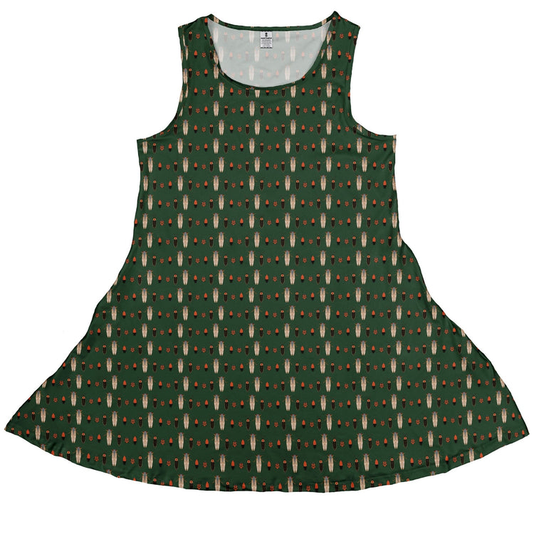 Bug March Dress Geek Nerd 0925 Animal Patterns Design by Heather Davenport