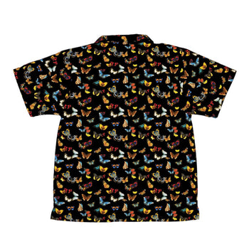 Butterfly Spring Youth Hawaiian Shirt Geek Nerd 0925 Animal Patterns Botany Print
