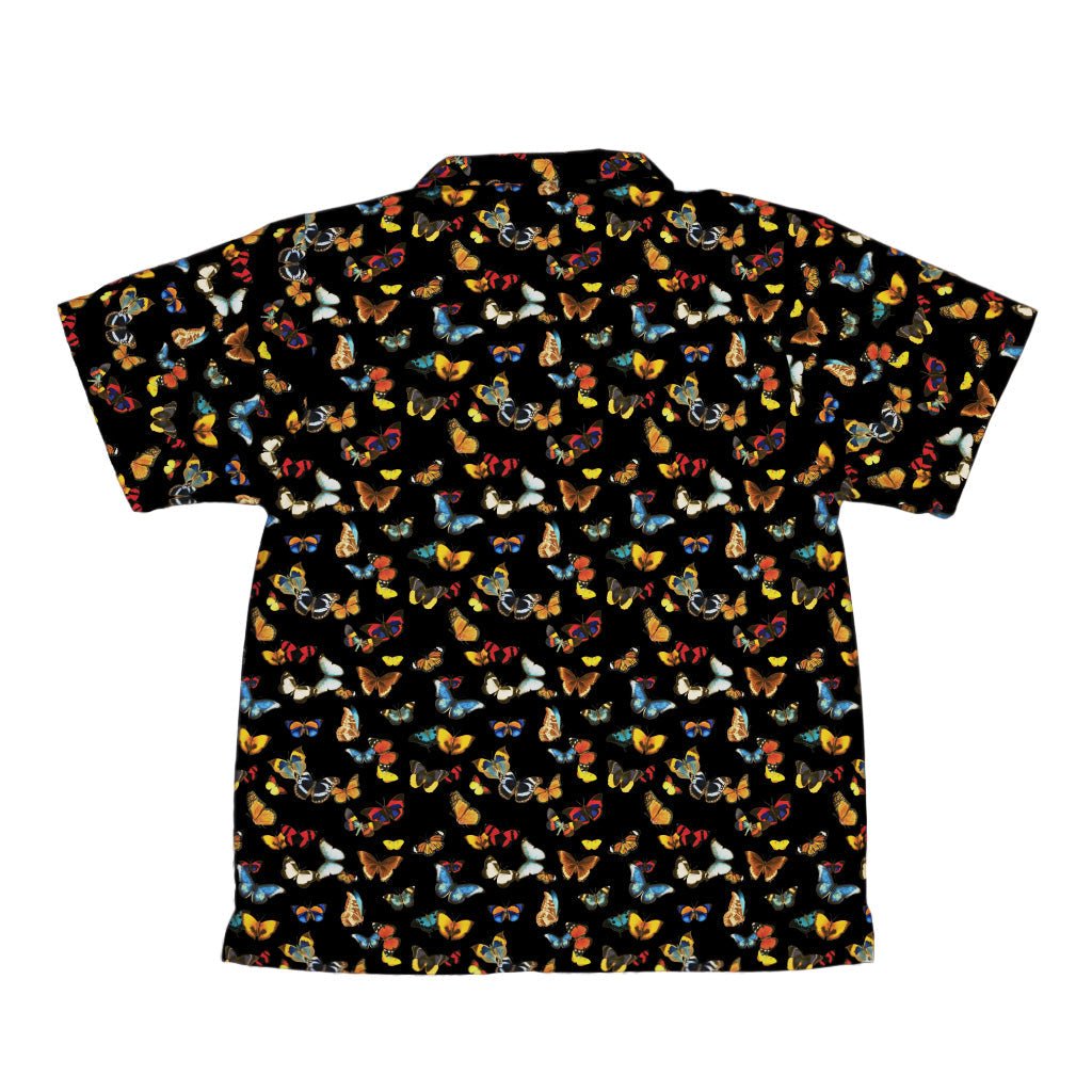 Butterfly Spring Youth Hawaiian Shirt Geek Nerd 0925 Animal Patterns Botany Print