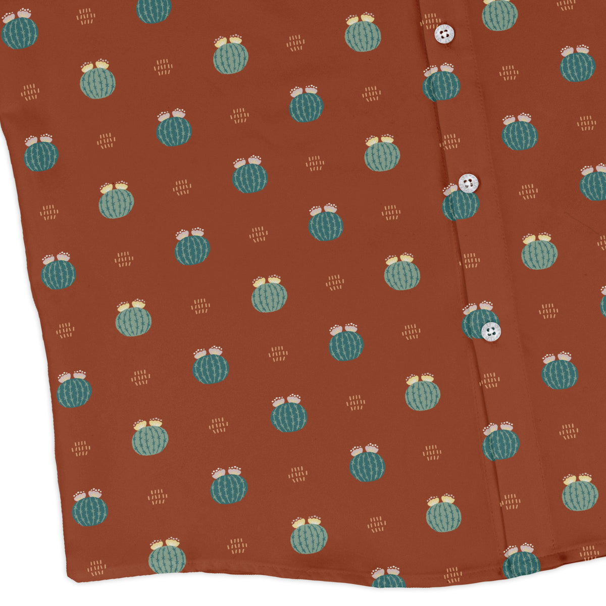 Cactus Spike Desert Dark Long Sleeve Button Up Shirt Old Long Sleeve Button Up Shirt corner