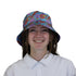 California Flowers Bucket Hat Geek Nerd botany print Design by Julie Kitzes lx - B