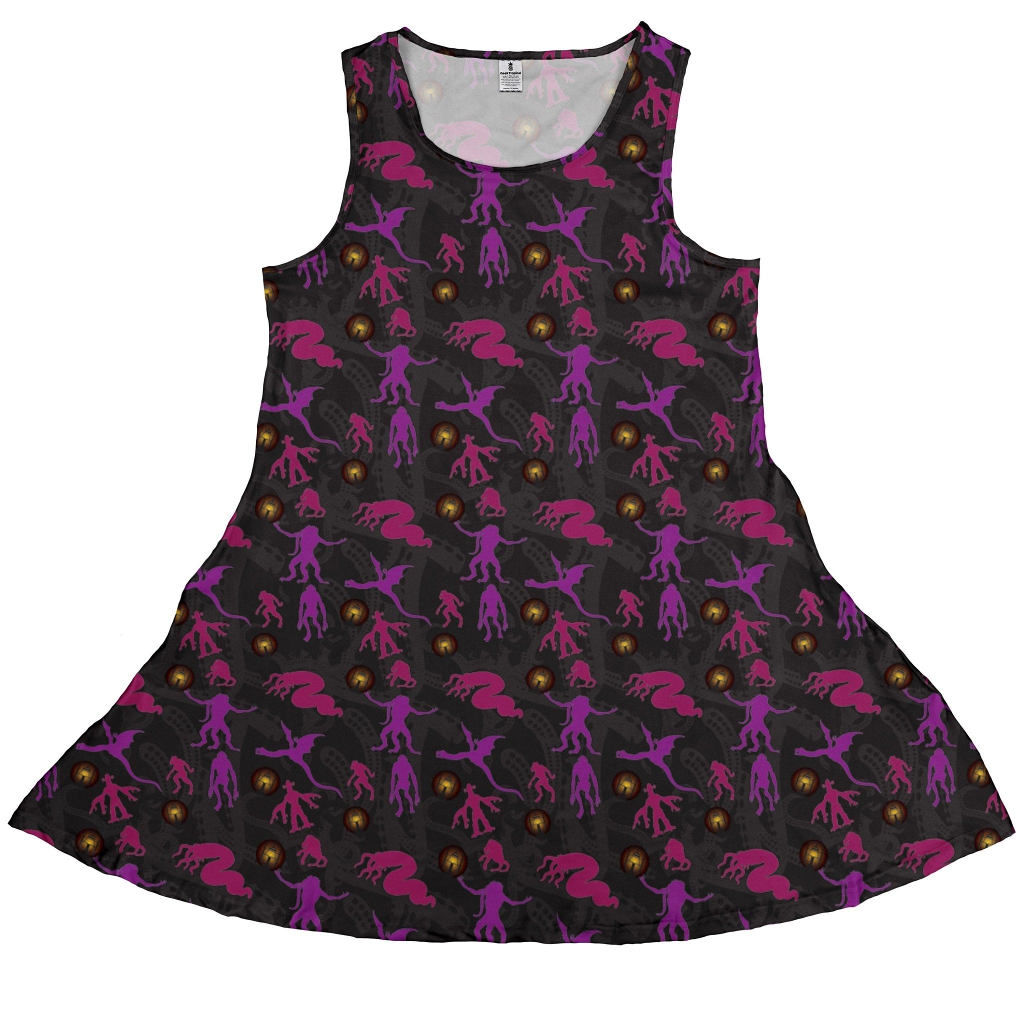 Call of Cthulhu Dress Geek Nerd Fantasy Prints halloween lx - C