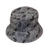 Candelabra and Crows Bucket Hat Gray Stitching