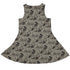 Candelabra and Crows Sleeveless Dress back