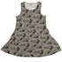 Candelabra and Crows Sleeveless Dress front